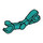 LEGO Donker turquoise Mechanisch Arm Krom (30377 / 49754)