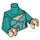 LEGO Dark Turquoise Mera Minifig Torso (973 / 88585)