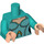 LEGO Donker turquoise Mera Minifiguur Torso (973 / 88585)