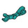 LEGO Donker Turquoise Minifig Mechanisch Krom Arm (30377 / 49754)