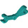 LEGO Dark Turquoise Minifig Mechanical Bent Arm (30377 / 49754)