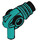 LEGO Dark Turquoise Minifig Ray Gun (13608 / 87993)