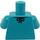 LEGO Donker Turquoise Minifig Torso Pet Groomer (973 / 76382)
