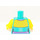 LEGO Donker turquoise Minifiguur Torso met Cabaret Singer Decoratie (973)