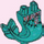 LEGO Dark Turquoise Minifigure Mermaid Tail with Chain (76125)