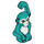 LEGO Dark Turquoise Monkey with White Face and Stomach (67773 / 67774)