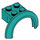 LEGO Dark Turquoise Mudguard Brick 2 x 2 with Wheel Arch  (50745)