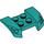 LEGO Dark Turquoise Mudguard Plate 2 x 4 with Overhanging Headlights (44674)