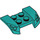 LEGO Donker Turquoise Spatbord Plaat 2 x 4 met Overhanging Headlights (44674)