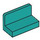 LEGO Donker turquoise Paneel 1 x 2 x 1 met afgeronde hoeken (4865 / 26169)