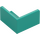 LEGO Dark Turquoise Panel 1 x 2 x 2 Corner with Rounded Corners (31959 / 91501)