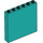 LEGO Turquoise foncé Panneau 1 x 6 x 5 (35286 / 59349)