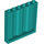 LEGO Dark Turquoise Panel 1 x 6 x 5 with Corrugation (23405)