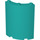 LEGO Donker Turquoise Paneel 4 x 4 x 6 Gebogen (30562 / 35276)