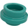 LEGO Donker Turquoise Plaat 1 x 1 Ronde (6141 / 30057)