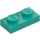 LEGO Donker turquoise Plaat 1 x 2 (3023 / 28653)