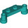 LEGO Donker turquoise Plaat 1 x 2 met 1 x 4 Offset Extensions (4590 / 18624)