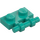 LEGO Dark Turquoise Plate 1 x 2 with Handle (Open Ends) (2540)