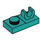 LEGO Dark Turquoise Plate 1 x 2 with Top Clip without Gap (44861)