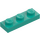 LEGO Mørk turkis Plate 1 x 3 (3623)