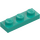 LEGO Mørk turkis Plate 1 x 3 (3623)