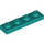 LEGO Donker turquoise Plaat 1 x 4 (3710)