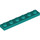 LEGO Donker turquoise Plaat 1 x 6 (3666)