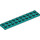 LEGO Dark Turquoise Plate 2 x 10 (3832)