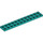 LEGO Donker turquoise Plaat 2 x 12 (2445)