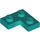 LEGO Dark Turquoise Plate 2 x 2 Corner (2420)