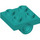 LEGO Turquoise foncé assiette 2 x 2 avec des trous (2817)