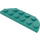 LEGO Dark Turquoise Plate 2 x 6 with Rounded Corners (18980)