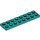 LEGO Dark Turquoise Plate 2 x 8 (3034)