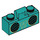LEGO Dark Turquoise Radio with Gold Trim and Equalizer (68410)