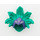 LEGO Dark Turquoise Showgirl Headdress with Dark Purple (69951 / 73428)
