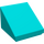 LEGO Turquoise foncé Pente 1 x 1 (31°) (50746 / 54200)