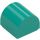 LEGO Dark Turquoise Slope 1 x 1 Curved (49307)