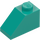 LEGO Donker turquoise Helling 1 x 2 (45°) (3040 / 6270)