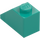 LEGO Donker turquoise Helling 1 x 2 (45°) (3040 / 6270)