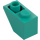 LEGO Dark Turquoise Slope 1 x 2 (45°) Inverted (3665)