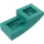 LEGO Dark Turquoise Slope 1 x 2 Curved (11477)