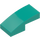 LEGO Dark Turquoise Slope 1 x 2 Curved (3593 / 11477)