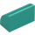 LEGO Dark Turquoise Slope 1 x 2 Curved (37352 / 98030)