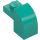 LEGO Dark Turquoise Slope 1 x 2 x 1.3 Curved with Plate (6091 / 32807)