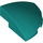 LEGO Dark Turquoise Slope 1 x 3 x 3 Curved Round Quarter  (76797)