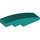 LEGO Dark Turquoise Slope 1 x 4 Curved (11153 / 61678)