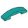 LEGO Dark Turquoise Slope 1 x 4 Curved Double (93273)