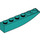 LEGO Donker turquoise Helling 1 x 6 Gebogen Omgekeerd (41763 / 42023)