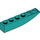 LEGO Turquoise foncé Pente 1 x 6 Incurvé Inversé (41763 / 42023)