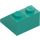 LEGO Dark Turquoise Slope 2 x 2 (45°) (3039 / 6227)